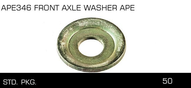APE346 FRONT AXLE WASHER APE APE346 FRONT AXLE WASHER APE